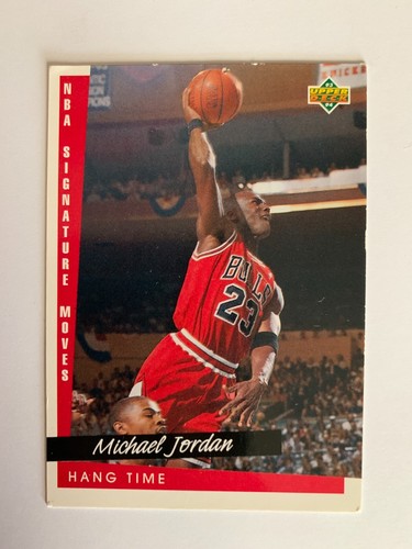 UPPER DECK 93-94 NBA SIGNATURE MOVES HANG TIME MICHAEL JORDAN