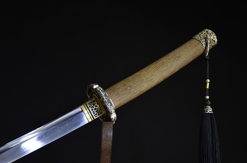 Damasco Plegado Acero Tachi Full Tang Afilado Japonés Samurai Katana Katana Espada Real - Imagen 4 de 20