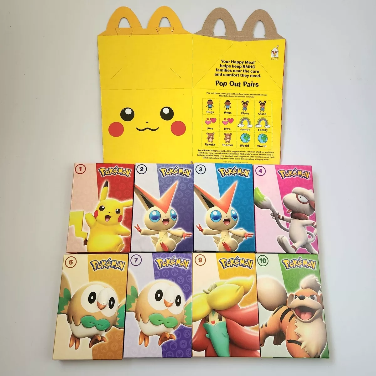 Pokemon McDonald's Fast Food & Cereal Premiums for sale