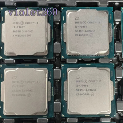 7th Gen Intel Core I3 7300T LGA1151 CPU Processor 3.5GHz Dual Cores 4Threads