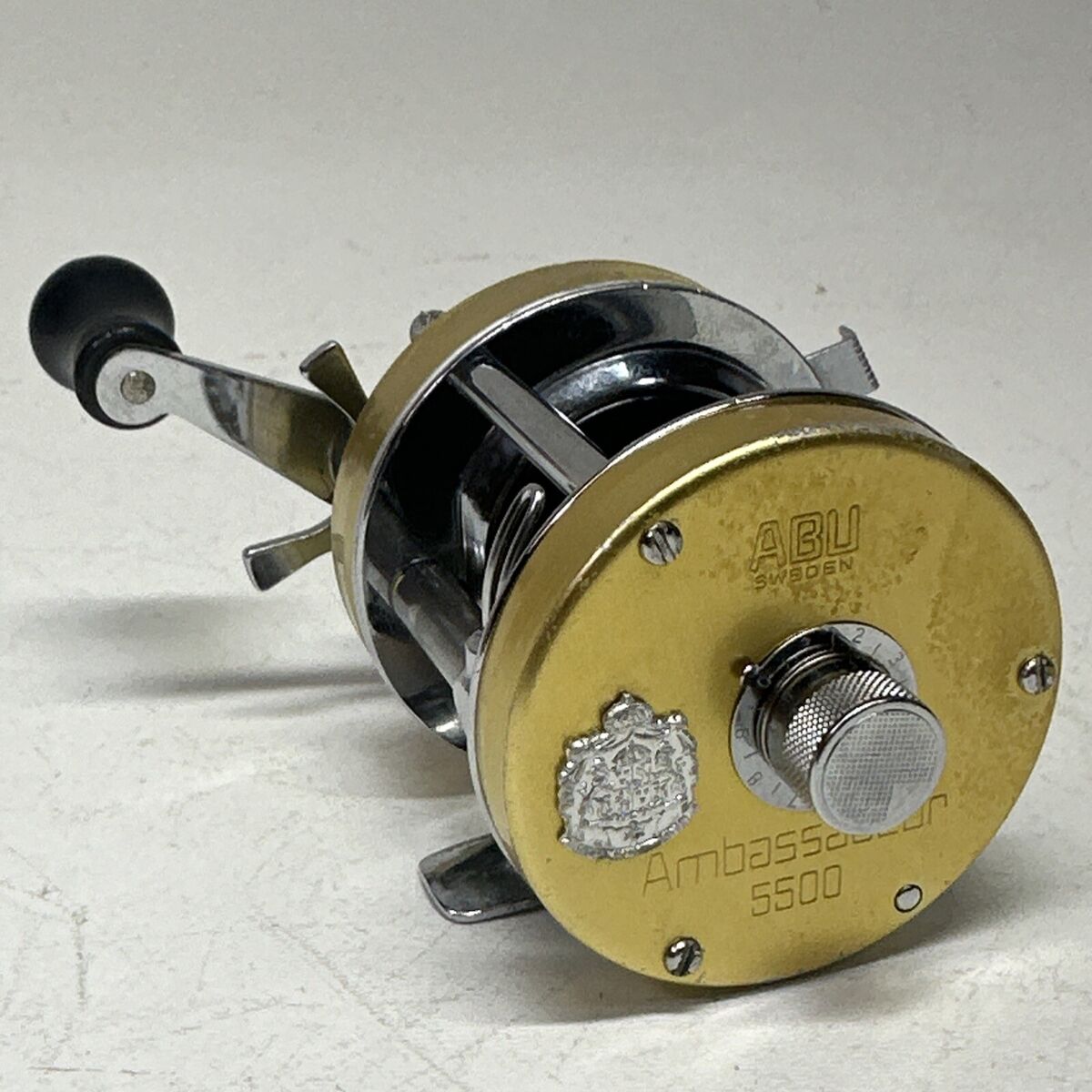 Scarce ABU Garcia Ambassadeur 5500 G Gold Casting Reel HTF Scarce ABU Garcia Ambassadeur 5500 G Gold Casting Reel HTF
