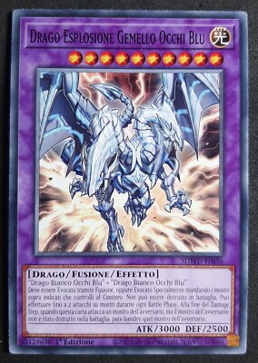 BLAUÄUÄUGIGER ZWILLING EXPLOSIONSDRACHE 1^ Aufl. auf Italienisch SDWD-IT036 Common YUGIOH