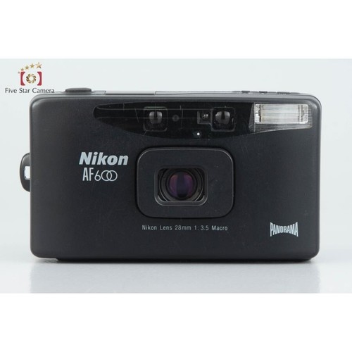 Nikon AF600 Panorama Compact Digital Film Camera Black Operation Confirmed Used - Picture 2 of 12