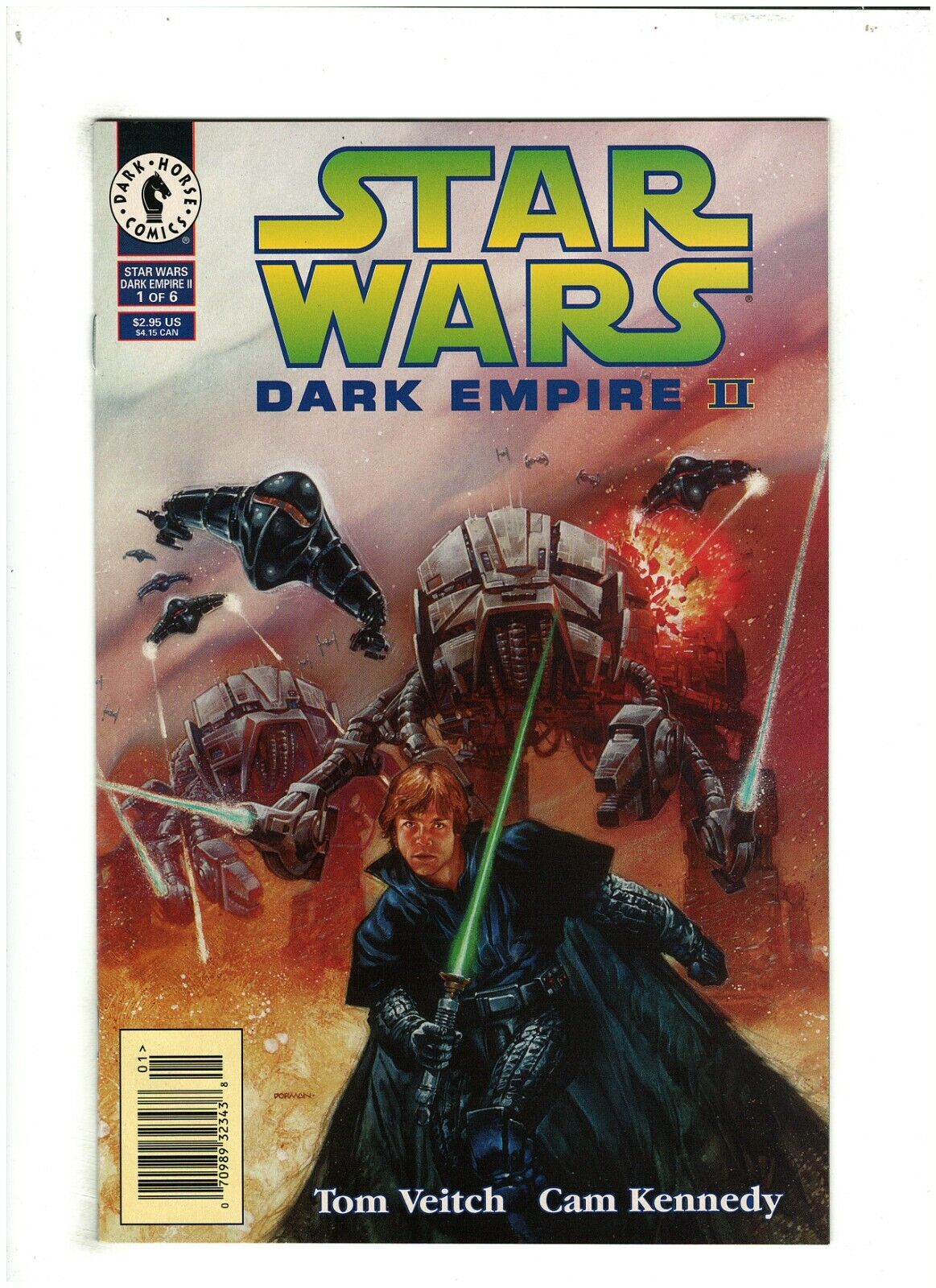 Star Wars Dark Empire II #1 VF/NM 9.0 Newsstand Dark Horse Comics 1994