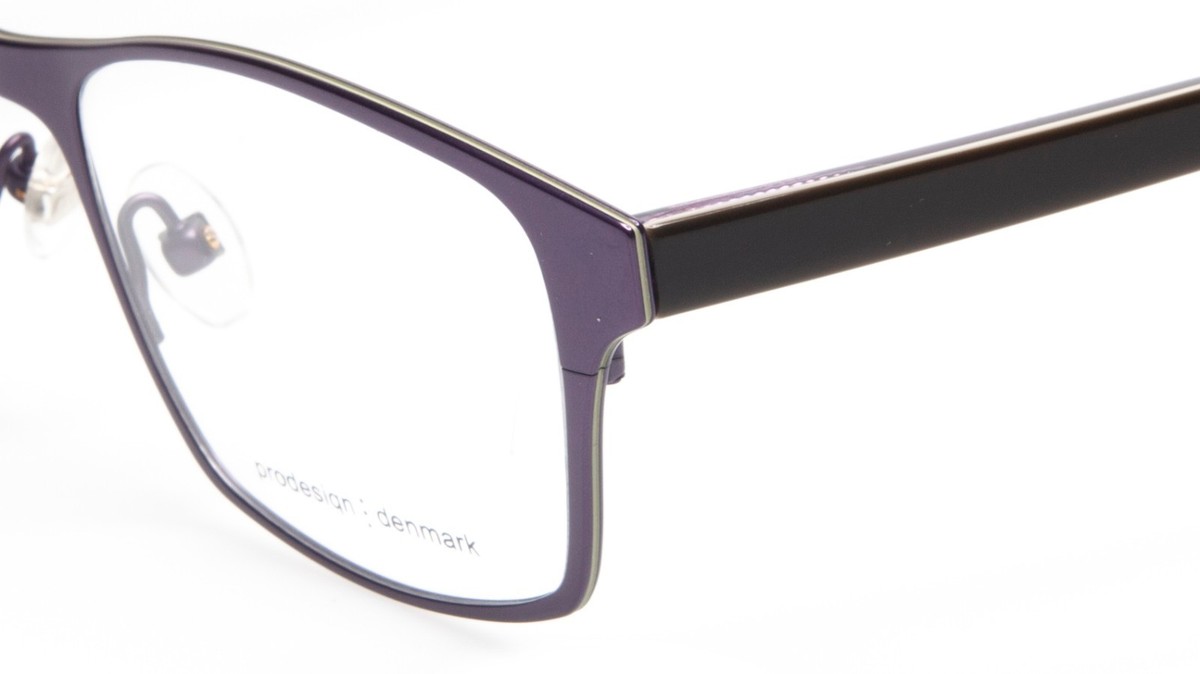 NEW PRODESIGN DENMARK 1400 c.3521 VIOLET EYEGLASSES FRAME 54  display picture 2