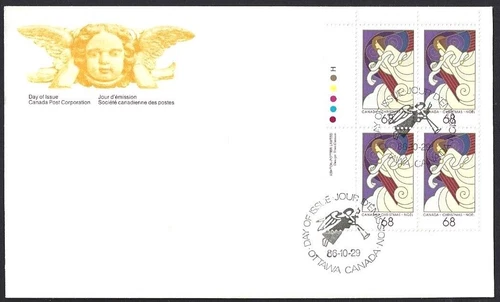 🍁Canada  #1115 ULpb   "CHRISTMAS ANGELS"    Brand New  1986  First Day Cover