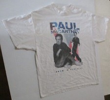 Paul McCartney Back in the U.S. Concert Tour 2002 T-Shirt XXL M&O Giant Vintage