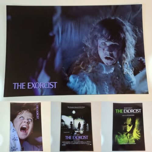 Horror Movie Cover Poster Print 11&#034;x17&#034; Lot of 4 The Exorcist Scariest Movie