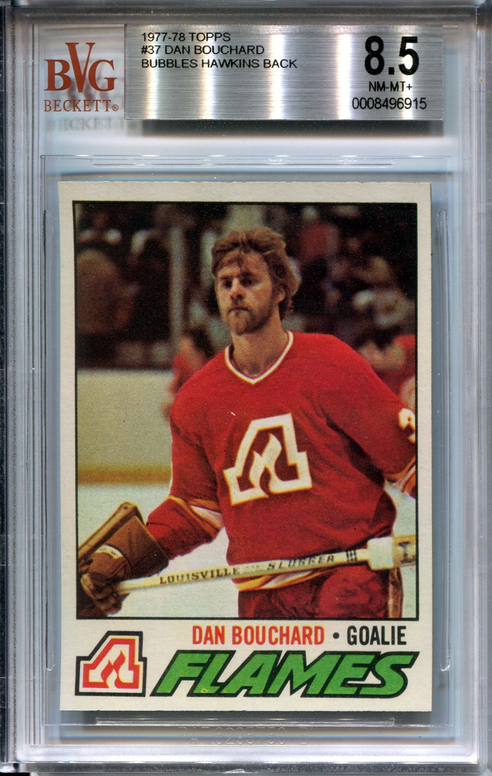 197778 Topps DAN BOUCHARD Rare Error ROBERT BUBBLES HAWKINS Wrong Back