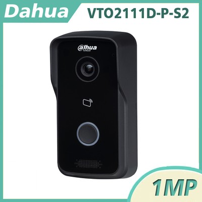 Dahua VTO2111D-P-S2 PoE 2-Way Talk Doorbell IP Villa Door Station Access Control