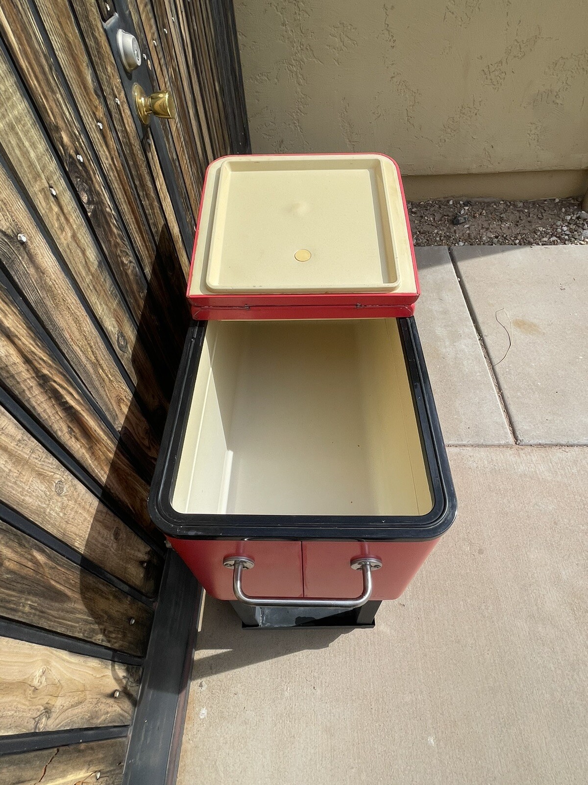 Vintage Budweiser 80qt ice chest cooler with wheels eBay