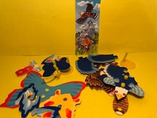 LB - 2 KINDER 2002 + 1 BPZ : PUZZLE Karton Adler K02 17 / Schmetterling K02 18