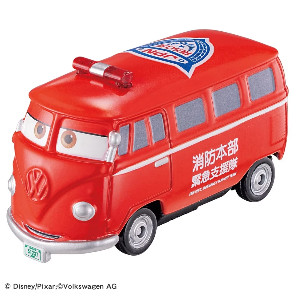 Takara Tomy / Disney Tomica Pixar Cars C-19 Fillmore Fire Command Vehicle Type - Image 4 of 4
