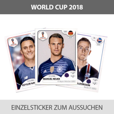 Panini WM World Cup 2018 Einzelsticker 232-451 zum aussuchen to choose