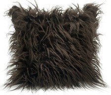 large cushion cover or cushions long Shaggy faux fur cushions 21x21" or 17x17"