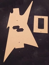 Guitar bass Template Set, Modular, Iron Bird Style, CNC made