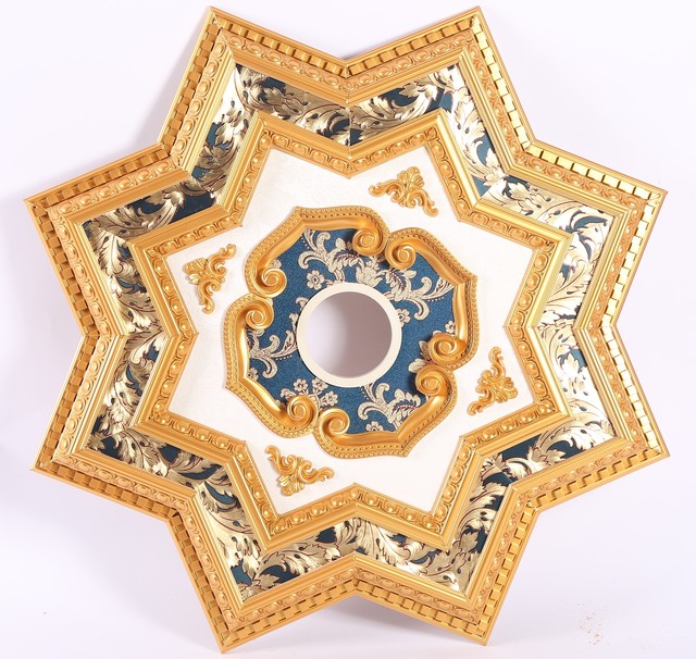 B S Lighting Inc Ceiling Medallion 40 Star2 S071 40 In Star Shape