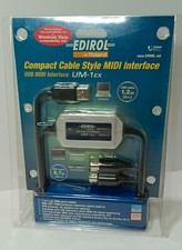 Edirol UM-1EX USB-MIDI Cable USB MIDI Interface Roland NEW 