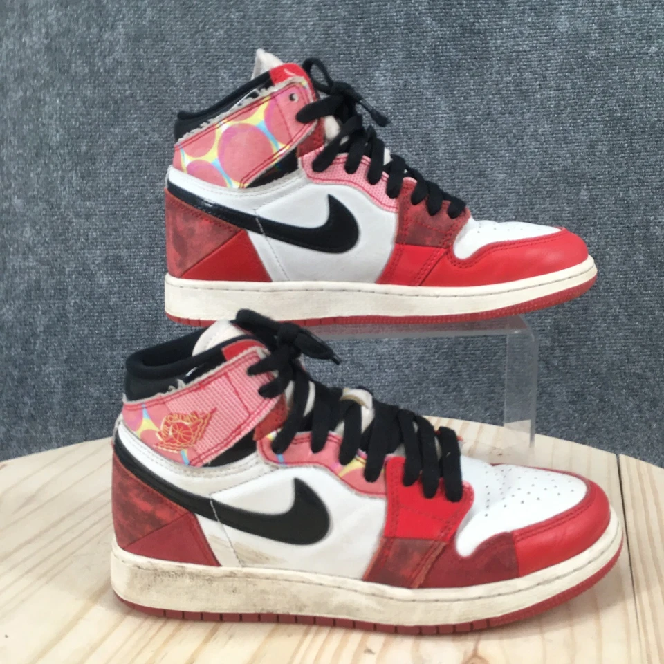 Nike Zapatos Juveniles 4.5 Air Jordan 1 Retro OG x Marvel Zapatilla Roja Alta DV1753-601 Foto 2 de 4