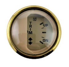 NEW OEM Ultraflex Uflex Boat Trim Position Gauge Indicator Beige Gold #U-62070Y