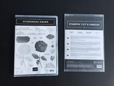 BRAND NEW Stampin Up Hydrangea Haven Stamps with Hydrangea dies