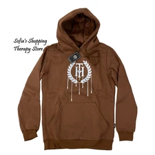 The Hideout Men's SMALL Dripping Essentials Hoodie Unisex Streetwear Urbanwear