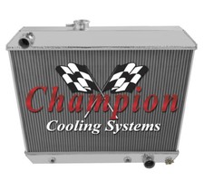Subzero Champion 4 Row All Aluminum Radiator For 1964 1965 Pontiac Gto Mc1678