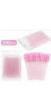 200PCS Disposable Lip Brush Gloss Lipstick Wands Applicator Makeup Brushes Tool