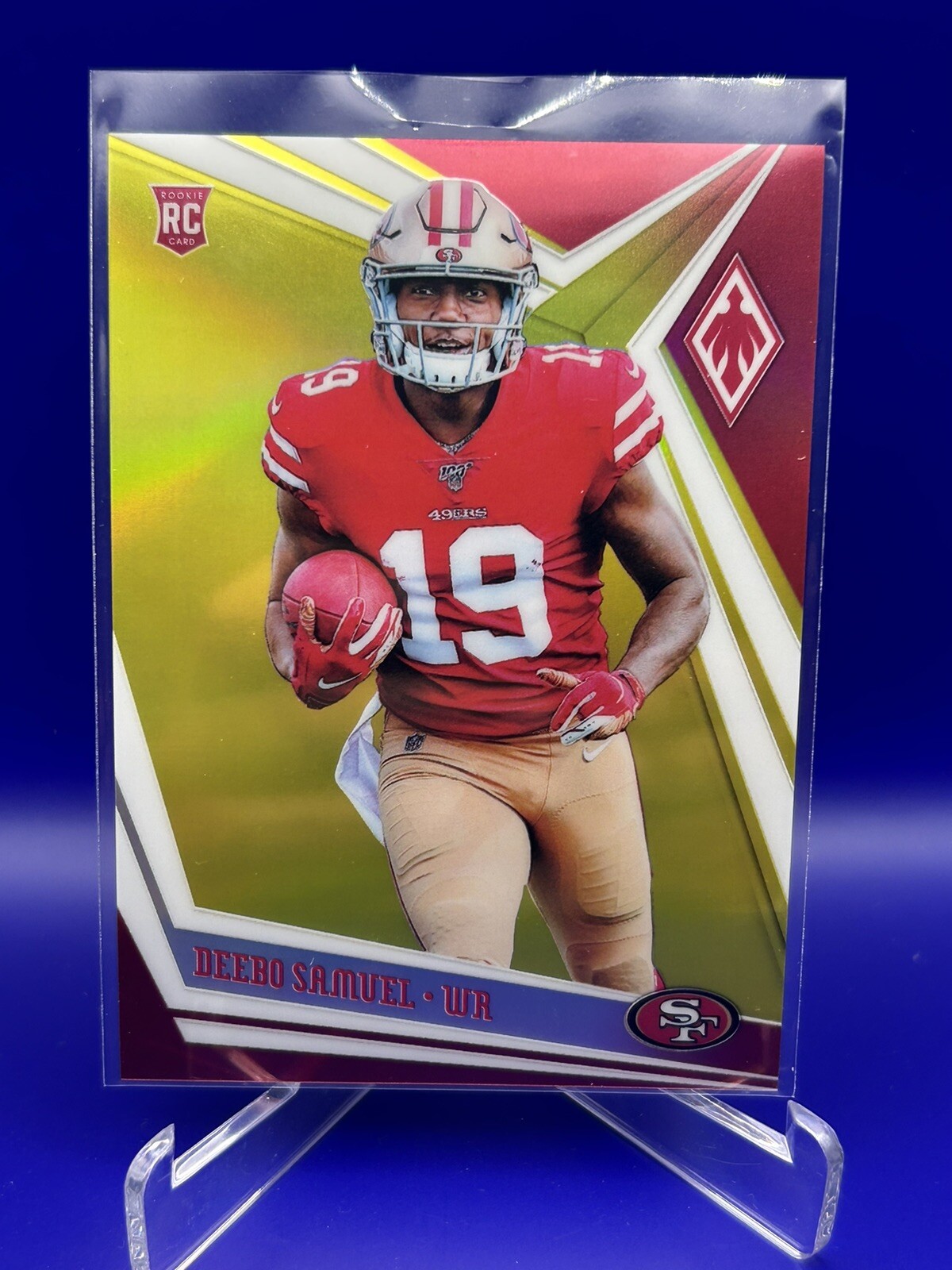 2019 PANINI PHOENIX Deebo Samuel Yellow Burst Parallel Rookie Card /75