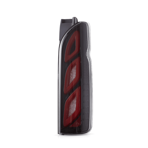 Vland LED Tail Lights Animation Clear Rear Lamps Pair For Toyota Hiace 2005-2018 - Picture 3 of 18