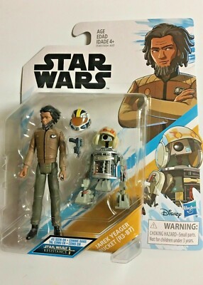 JAREK YEAGER & R1-J5 STAR WARS RESISTANCE 2018 ANIMATED TV SERIES ACTION FIGURE 