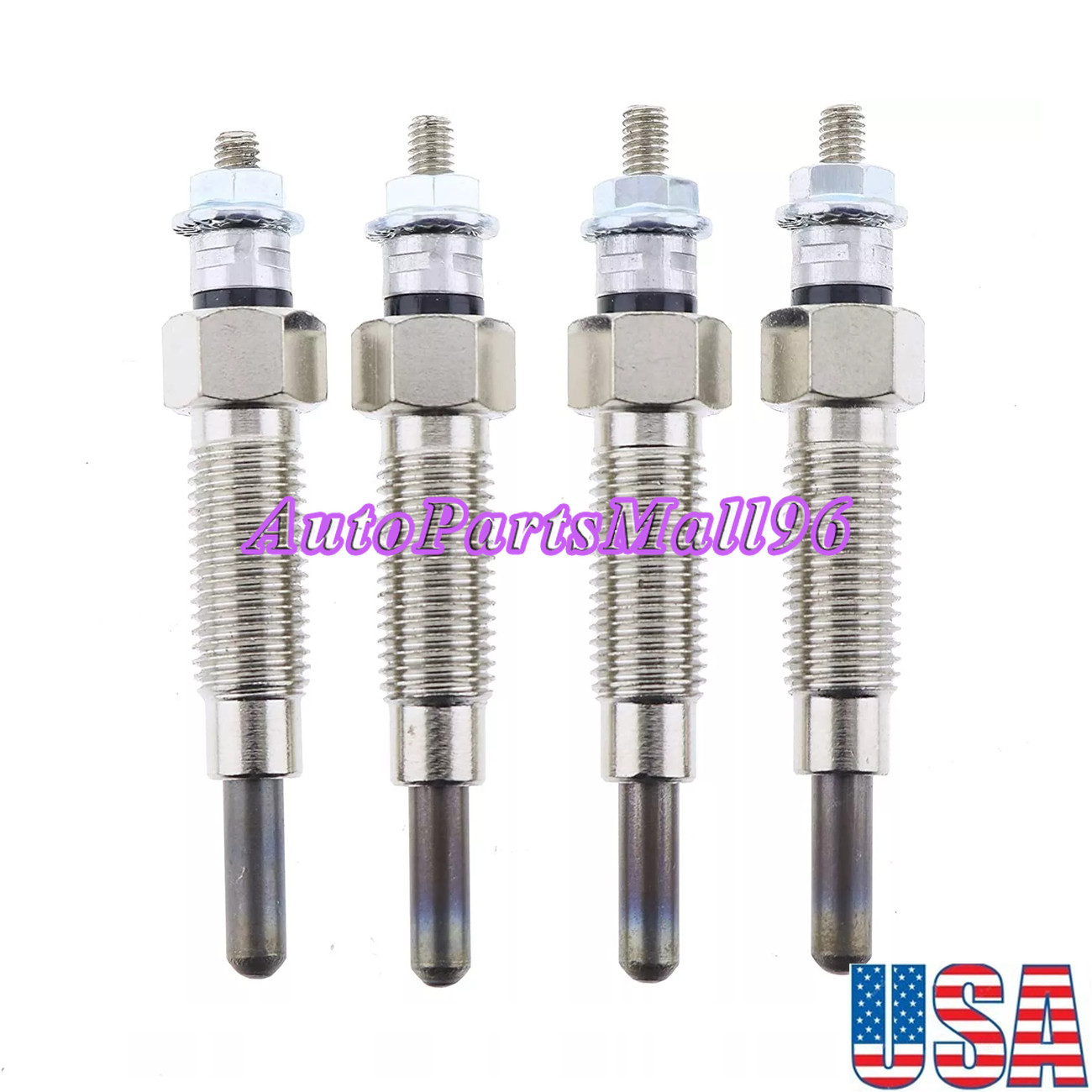 New 4 pcs Glow Plug 15806-65510 for Bobcat Kubota KX101 KX151 KX151H Excavator