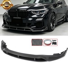 New Carbon Look Abs Front Bumper Splitter Lip For Bmw X5 G05 M Sport 2019-2023 New Carbon Look Abs Front Bumper Splitter Lip For Bmw X5 G05 M Sport 2019-2023