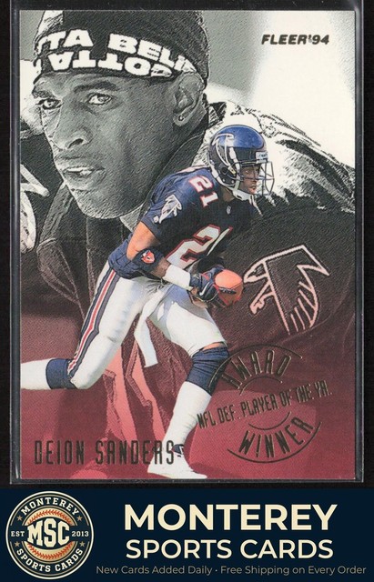 Deion Sanders 1994 Fleer Award Winners #3 Atlanta Falcons