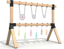 Heavy Duty 2X4 Steel Target Stand Brackets Set, Y and T Connectors with 12 Hange