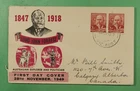 DR WHO 1949 AUSTRALIA FDC EXPLORER FORREST PAIR R48934