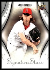 Jered Weaver 2009 Upper Deck Signature Stars #56 Angels MLB READ FREE SHIPPING