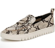 Vionic Uptown Slip On Loafer Womens 6.5 Medium Ivory Multi Leather New