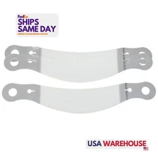 Racing Optics 10208CP, Set of 30 Clear Plastic Perimeter Tearoff Bell 287/ Zamp/