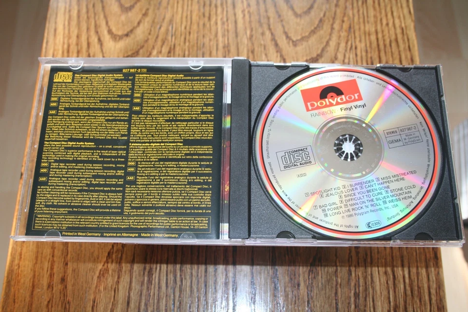 RAINBOW-" FINYL VINYL" CD NO IFPI - Bild 2 von 3