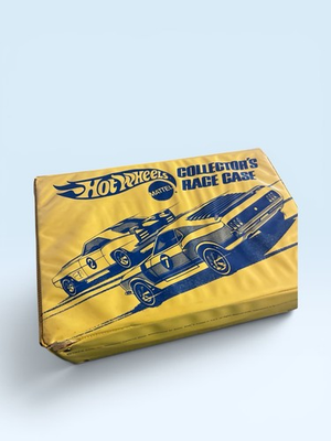 #ad VINTAGE RARE CLEAN Hot Wheels Redline 24 CAR COLLECTORS RACE CASE Tough Yellow $99.99