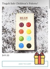 Beam Paints, New Watercolor Set, Children’s Palette Nontoxic Natural