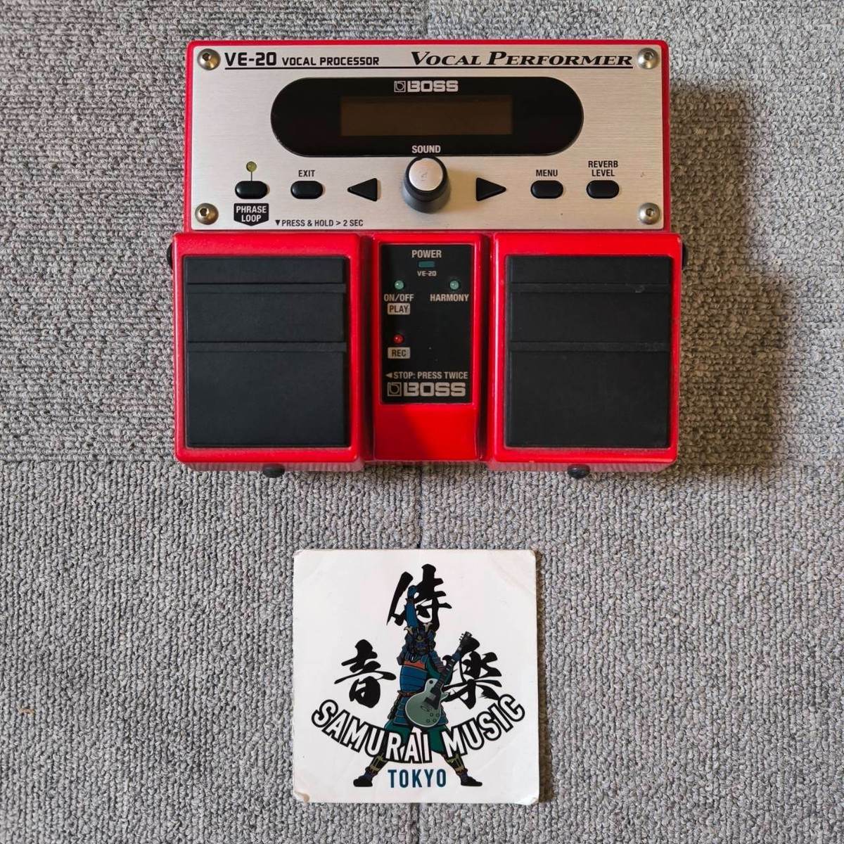 Boss VE-20 Vocal Effector Performer Vocal Processor Multi-Effects