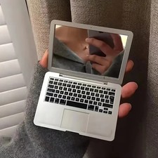 Pocket Mirror - Mini Computer Design Makeup Mirror - Portable and Foldable