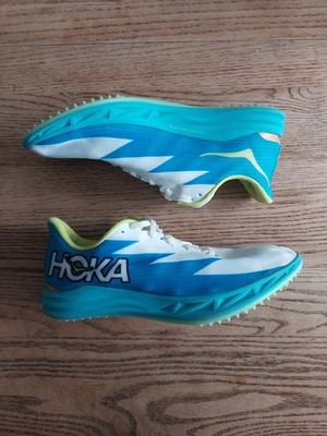 Hoka One One Crescendo MD Mid Distance Shoes Ceramic Diva Blue Mens Sz 9.5 W 11