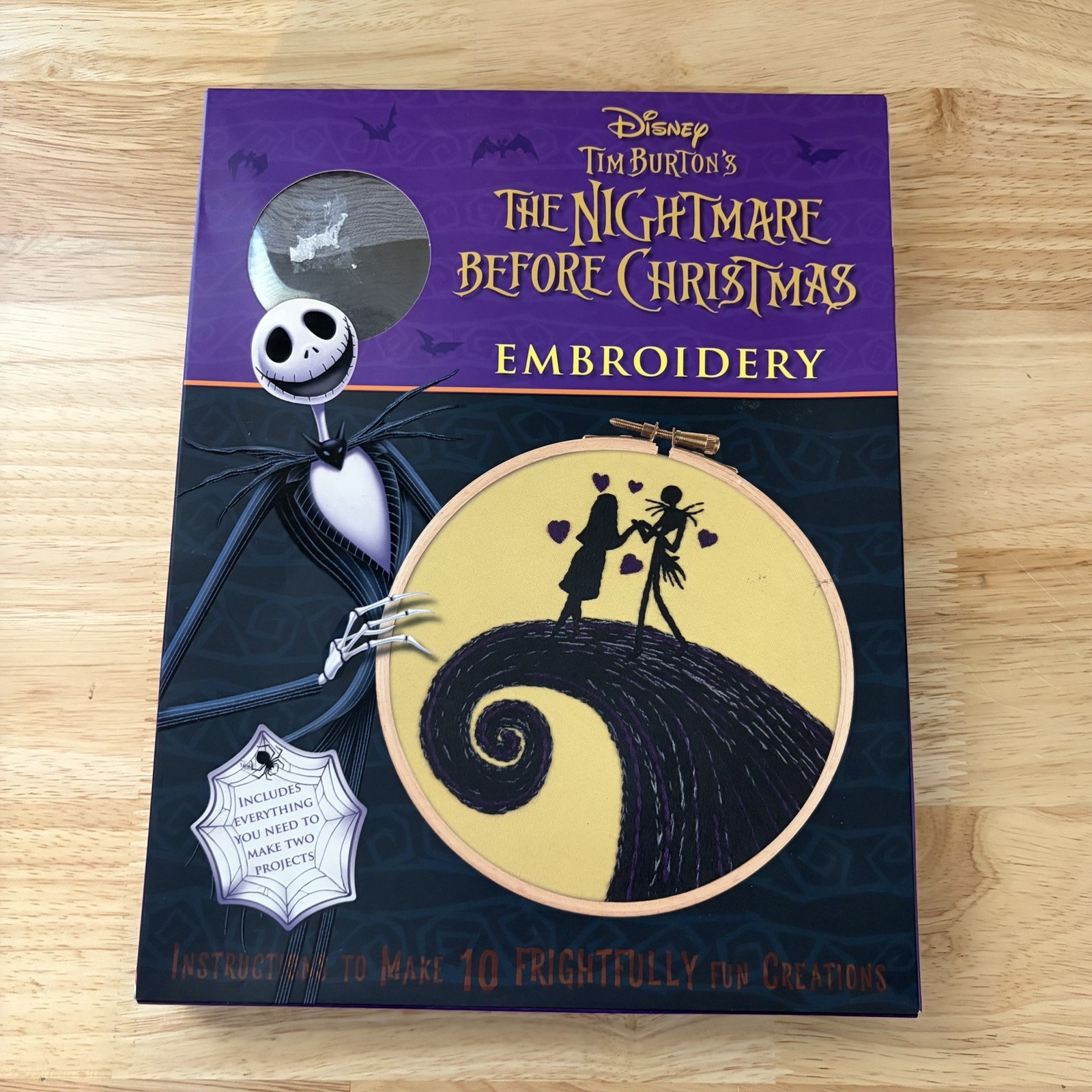 Disney Tim Burton Pesadilla antes de Navidad Juego de Bordados Nuevo