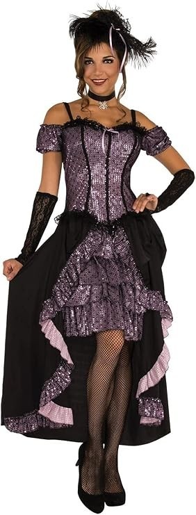 Wild West Dance Hall Mistress Costume - Women's Size Standard 6 8 10 12