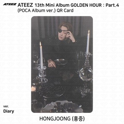 ATEEZ 13th Mini Album Golden Hour Part.4 POCA Album ver. Photocard