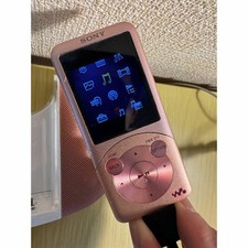 Sony Walkman Pink Portable Speaker Set Used