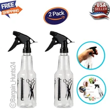 Hairdressing Spray Bottle 500ml Salon Barber Hair Tool Water Sprayer (Pack of 2)